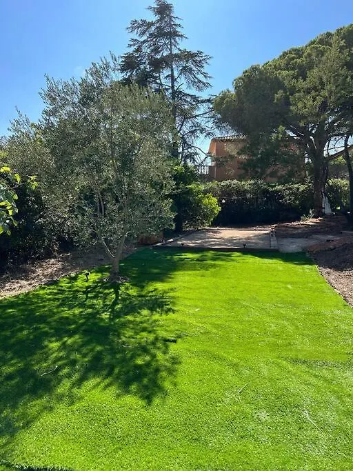 别墅 Grand Mas Provencal, Mer A 200M, Parking Prive Ferme, Piscine Chauffee 圣马克西姆